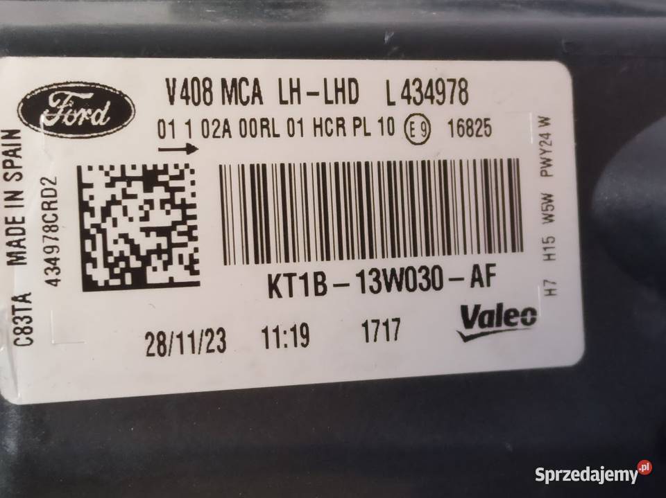 Lampa Lewy Przód Ford Transit Connect Mk2 II Pleszew