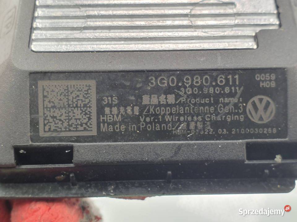 MODUŁ VOLKSWAGEN ARTEON 3G0980611 Pozostałe Lipno
