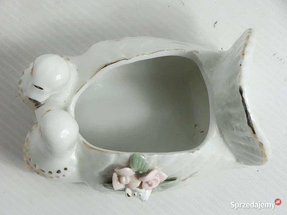 Porcelanowa czarka szkatułka Gołąbki Gołębie Biłgoraj sprzedam