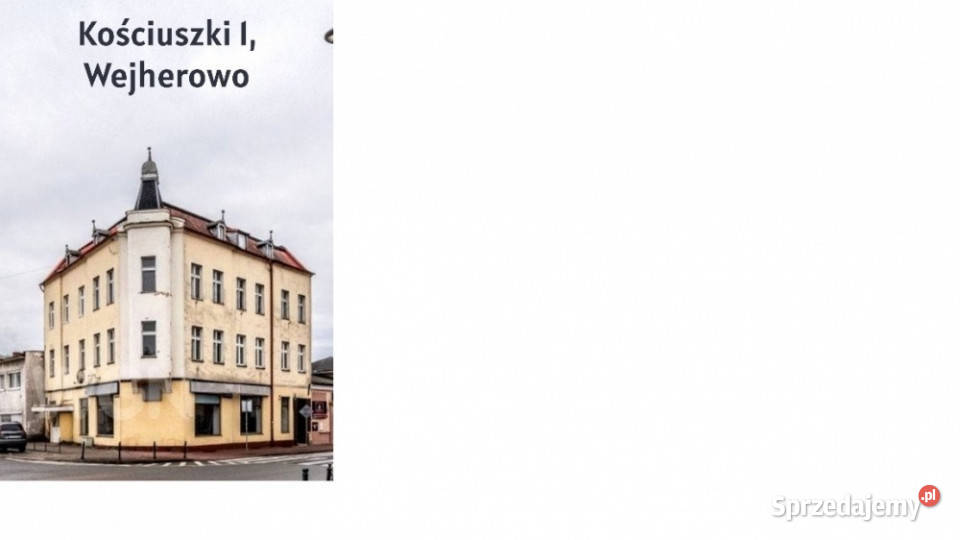 lokale centrum Wejherowa OKAZJA Wejherowo sprzedam