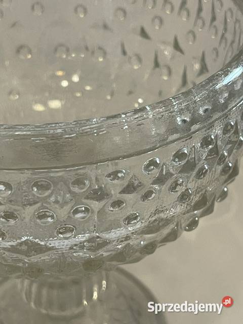 Patera Romby Guziczek szkło Huty Szkła Ząbkowice Porcelana i szkło Kraków