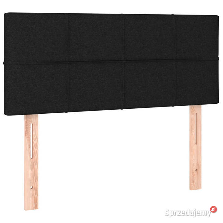 Zagłówek do łóżka z LED czarny 90x5x7888 tkanina Warszawa