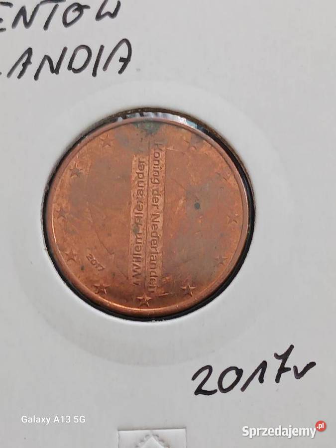 5 Eurocentów Holandia 2017 r Konin