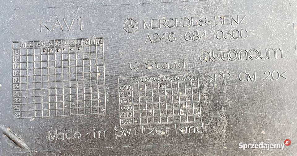 MERCEDES CLA W117 KOMBI W246 OSŁONA PODWOZIA Radom