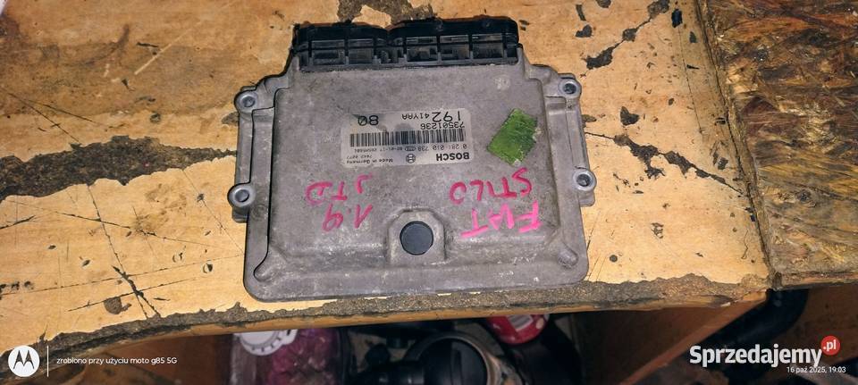 0 281 010 738 sterownik silnika Fiat 19 JTD osobowe