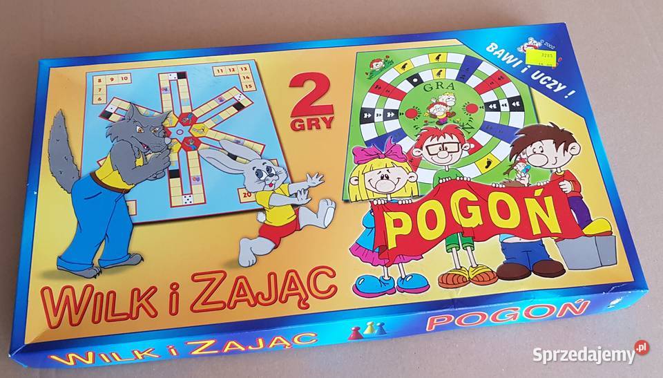 Gra planszowa Wilk i Zając Pogoń DARMOWA wysyłka Kraków