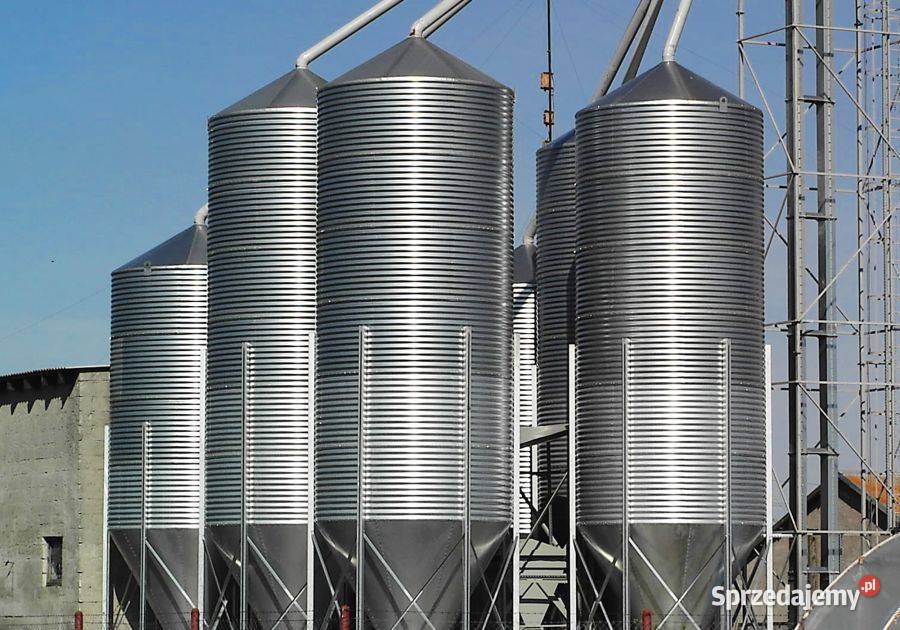 Silos silosy paszowe do zboża materiałów sypkich
