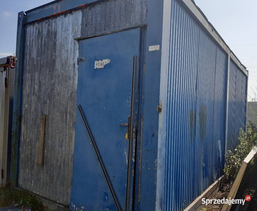 Kontener budowlany szatniowy 226 Poznań Swarzędz sprzedam