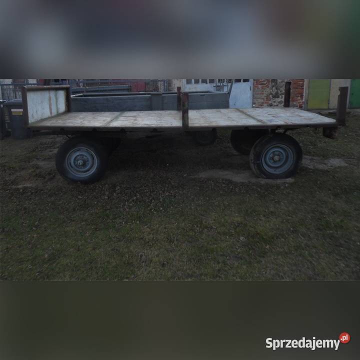 Przyczepa rolnicza sztywna platforma sprzedam Piekary sprzedam