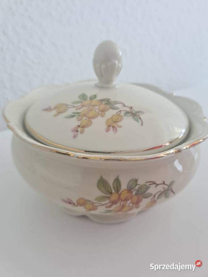 Sygnowana Porcelanowa bomboniera Bareuther Gorlice