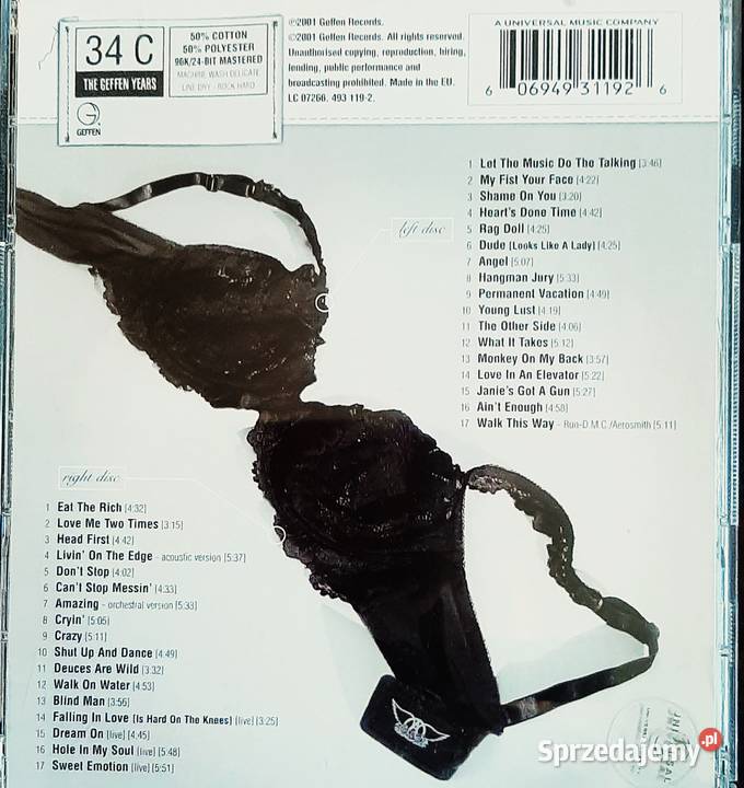 Podwójny Album 2XCD Aerosmith Young Lust CD Katowice