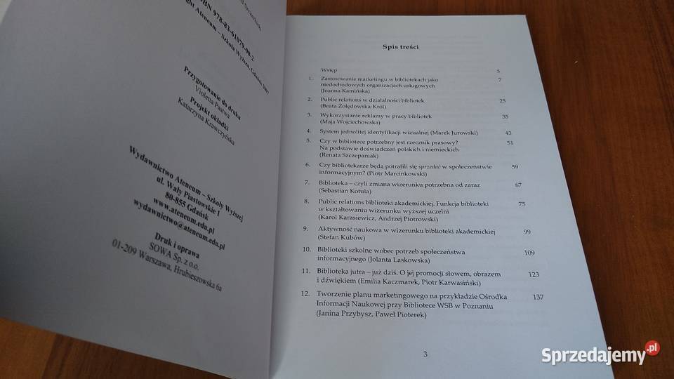 Marketing biblioteczny rozważania dyskusje Gdańsk