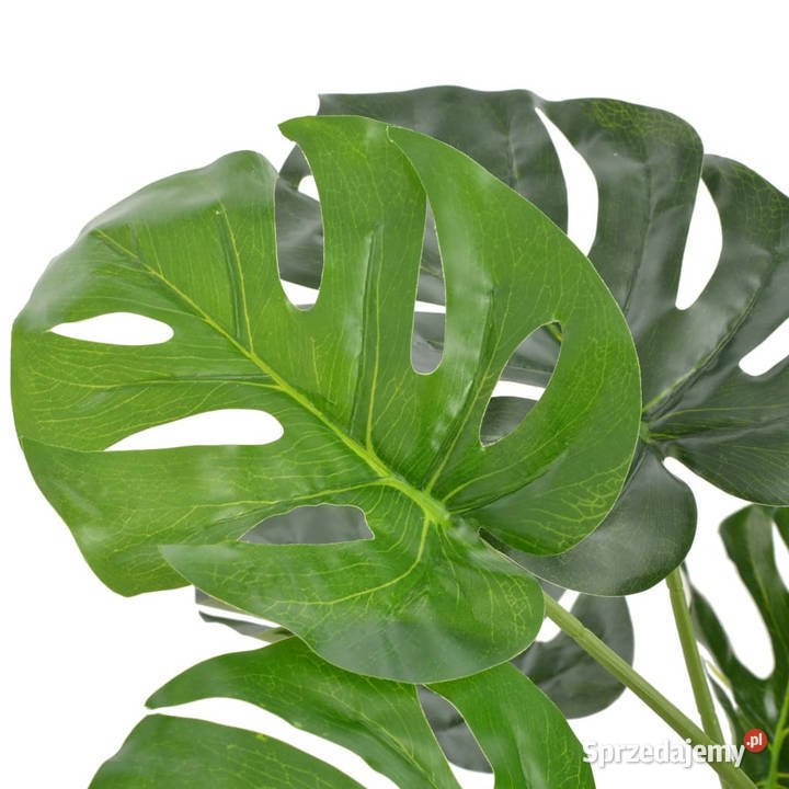 Sztuczna monstera z doniczką zielona 100 Warszawa