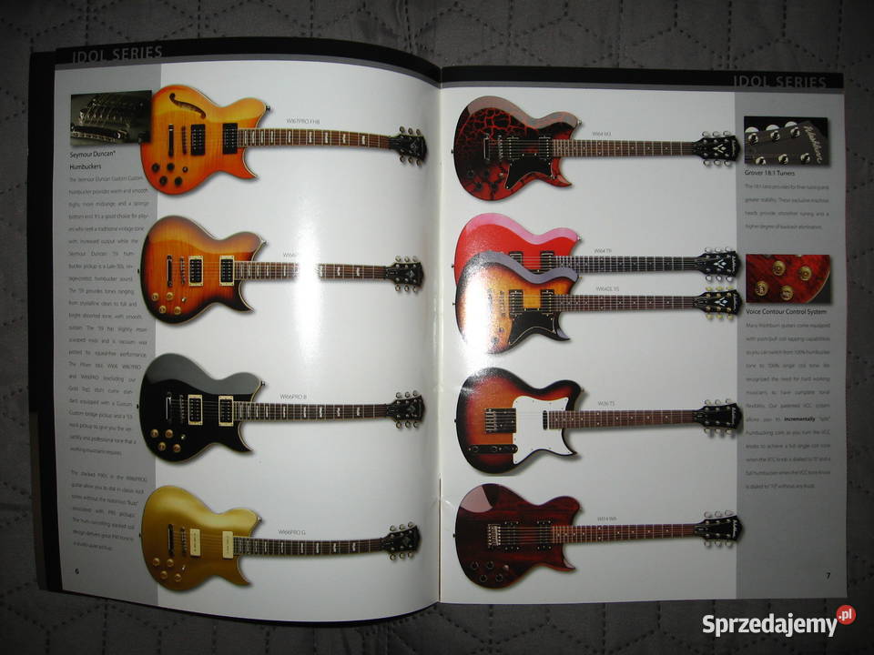 Washburn Guitars catalog 2006 katalog gitar Muzyka Kępice