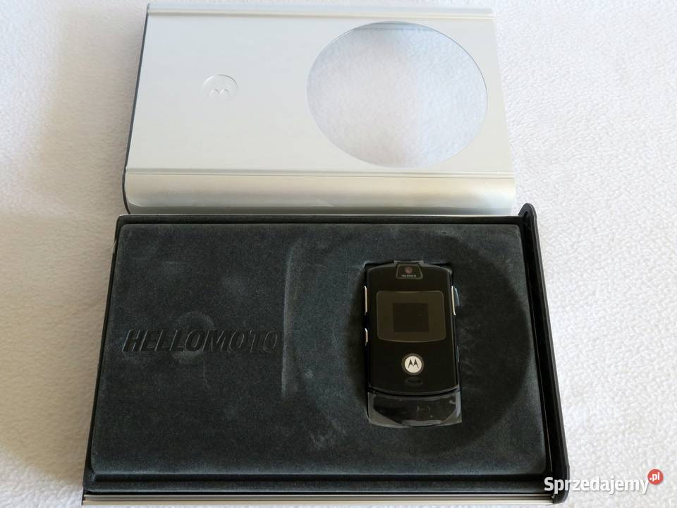 Motorola Razr V3 Matte Black in Alu Box Limited małopolskie Kraków sprzedam
