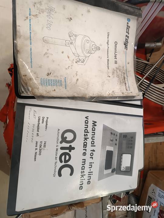 Water jet ploter wodny CNC maszyna do wycinania Starogard Gdański sprzedam
