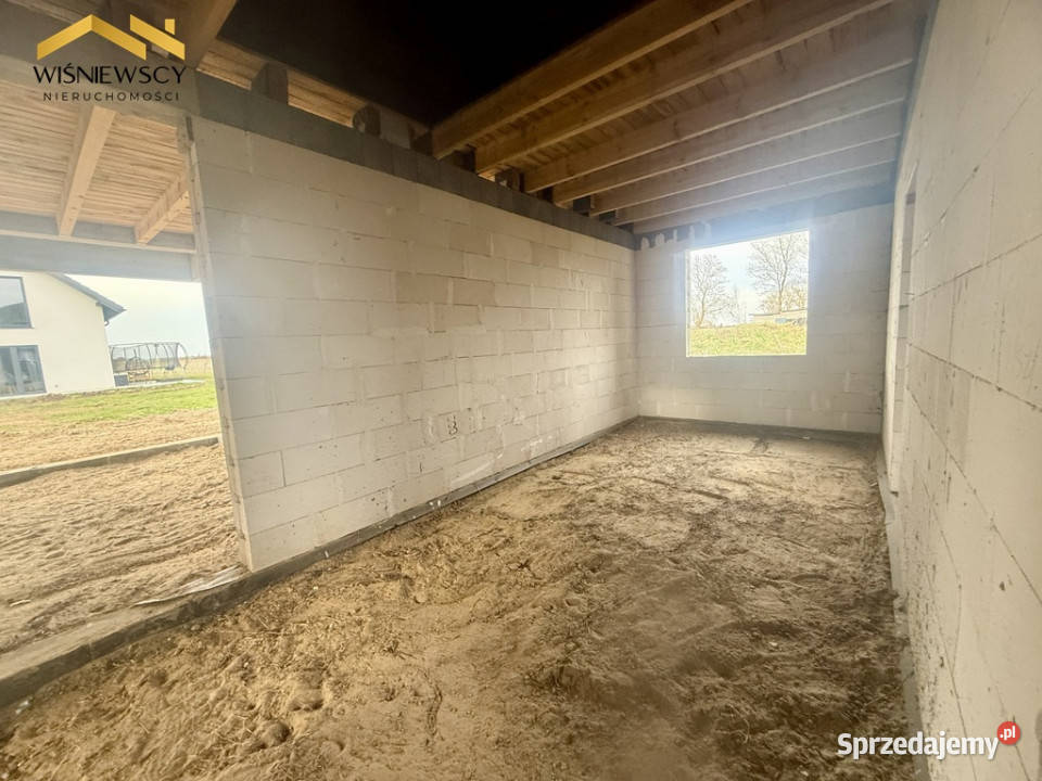 Dom wolnostojacystan surowy otwartyKończewice Kończewice sprzedam