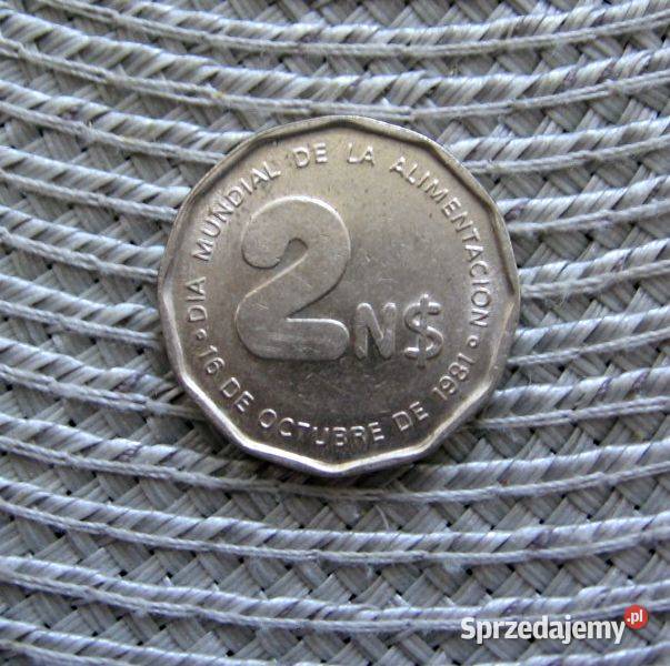 Urugwaj 2 Nowe Peso 1981r FAO Światowy Dzień Numizmatyka