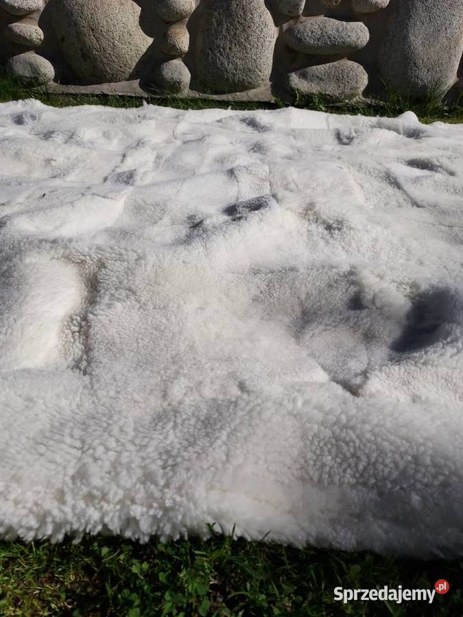 Narzuta Skóra Jagnięca Miękka Krótki Włos Dywan Dywany Szaflary