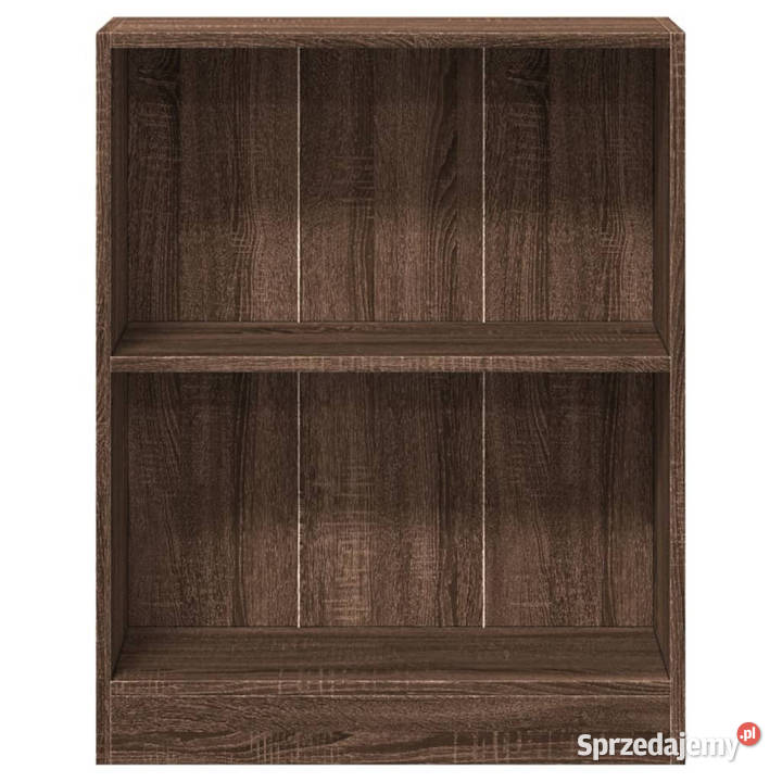 Szafka na książki brązowy dąb 60x24x76 WM815086 Warszawa sprzedam