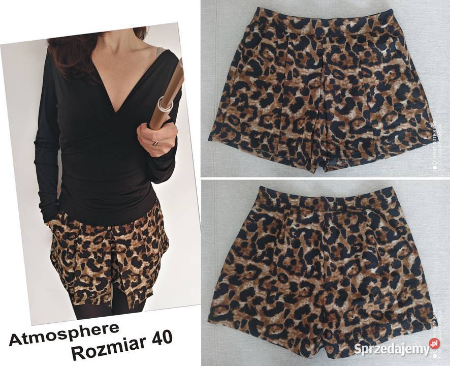 Letnie spodenki w panterkę rozmiar 40 Rozmiar 40(L) lubelskie Radzyń Podlaski