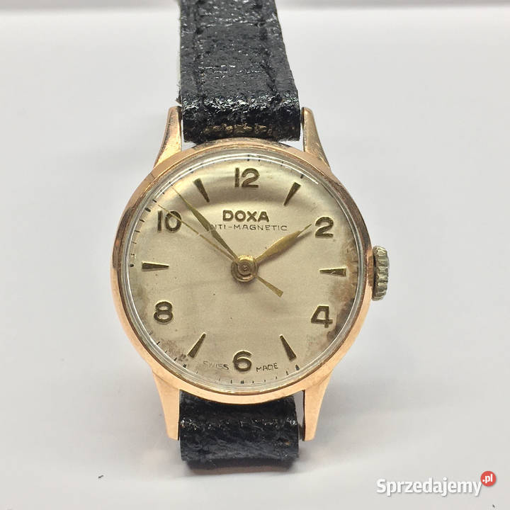 DOXA zegarek damski ZŁOTY 14K 585 VINTAGE Warszawa sprzedam
