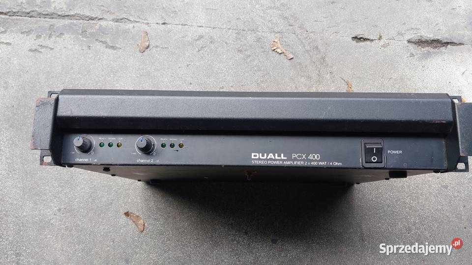 wzmacniacz DUALL PCX400 2 x 400 WAT / 4 Ohm