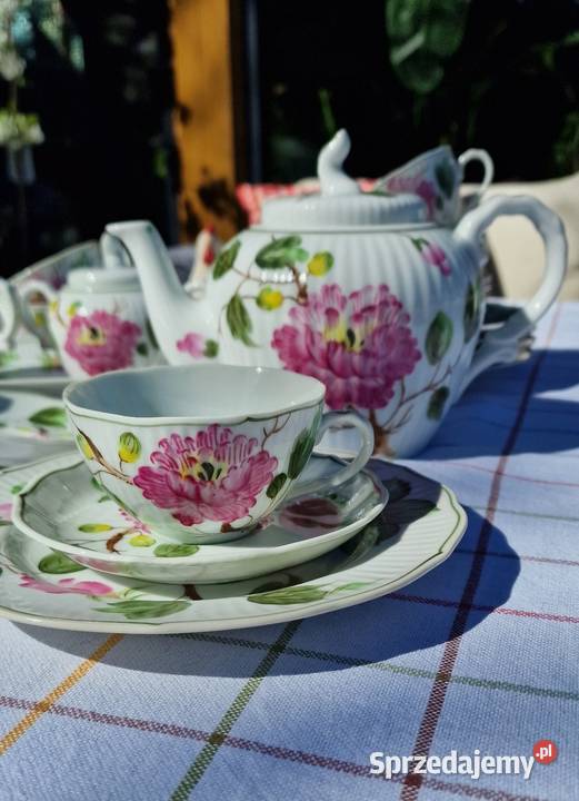 Porcelanowy serwis do herbaty August Wernecke