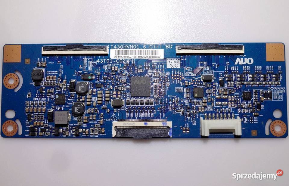 SAMSUNG UJ43J5500AW TCON T430HVN016 43T01C02 Pozostałe Szczecin