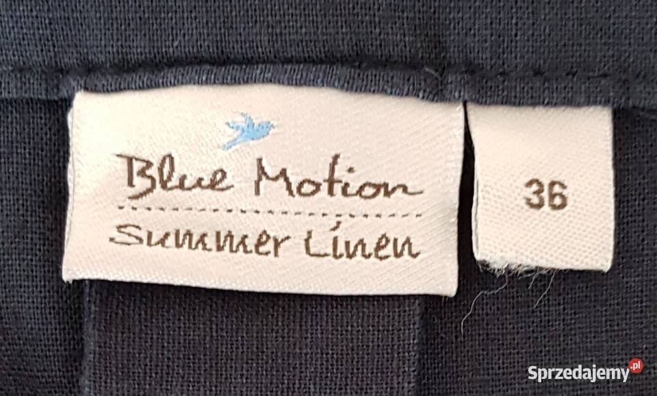 Damskie eleganckie granatowe spodnie materiałowe Bez wzoru małopolskie Chrzanów sprzedam