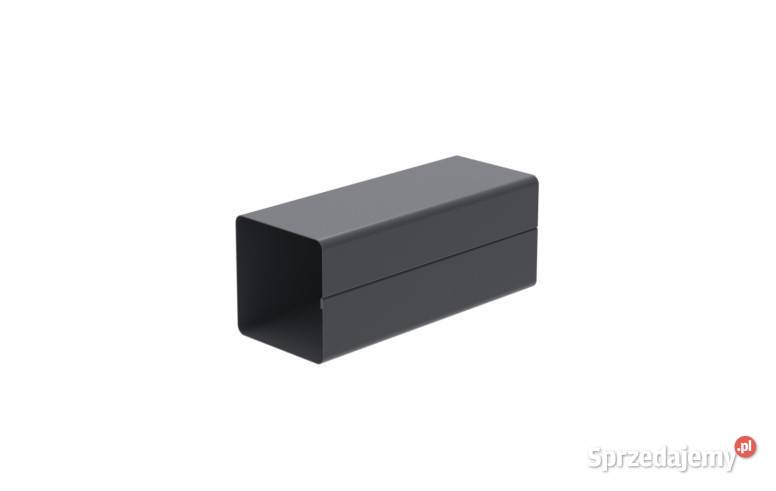 Krop rura spustowa kwadratowa 80x80 3m grafit