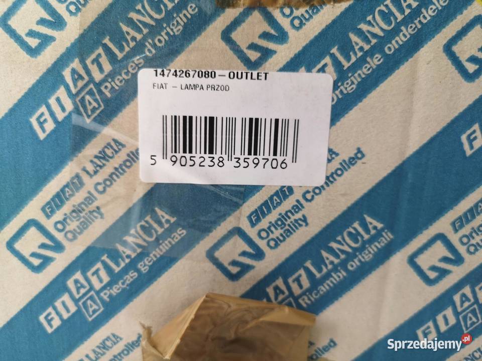 LAMPA LEWY PRZÓD FIAT SCUDO 19952004 1474267080 osobowe