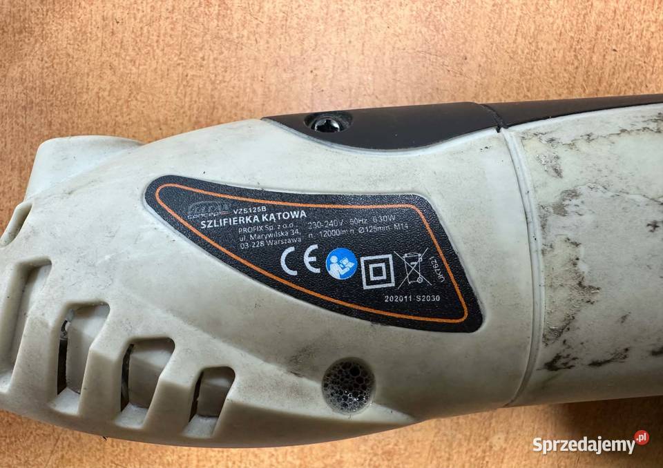 Szlifierka kątowa Vulcano VZS125B 630W Elbląg sprzedam