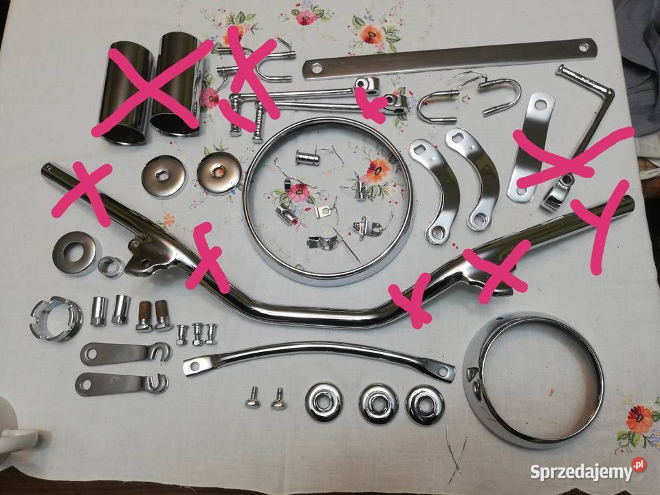 WFM WSK jawka Dniepr nowe chromy Dąbie