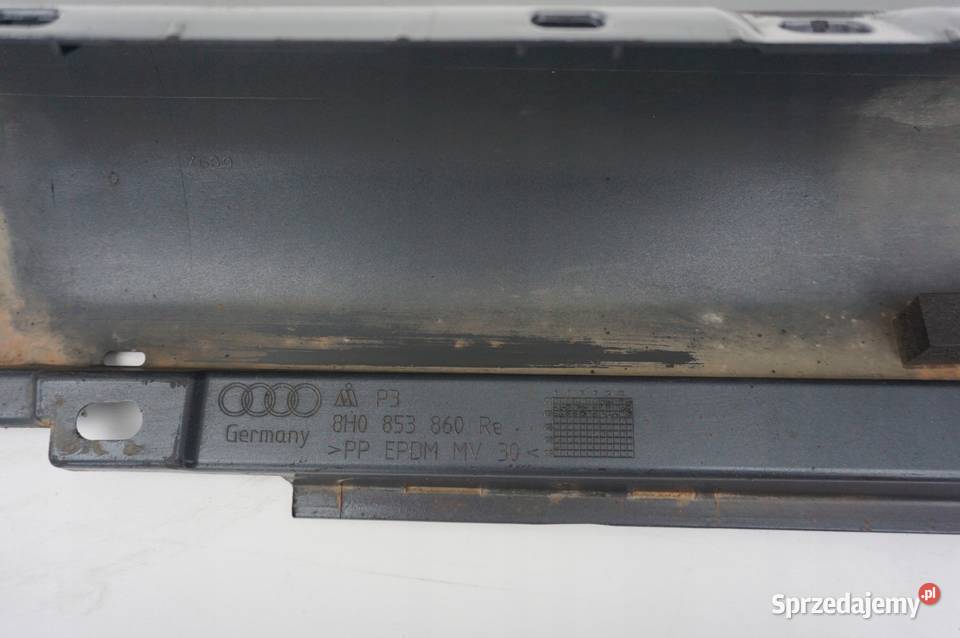 LISTWA PROGOWA PRAWA PRÓG AUDI A4 B6 CABRIO osobowe Karoseria wielkopolskie Nowy Tomyśl