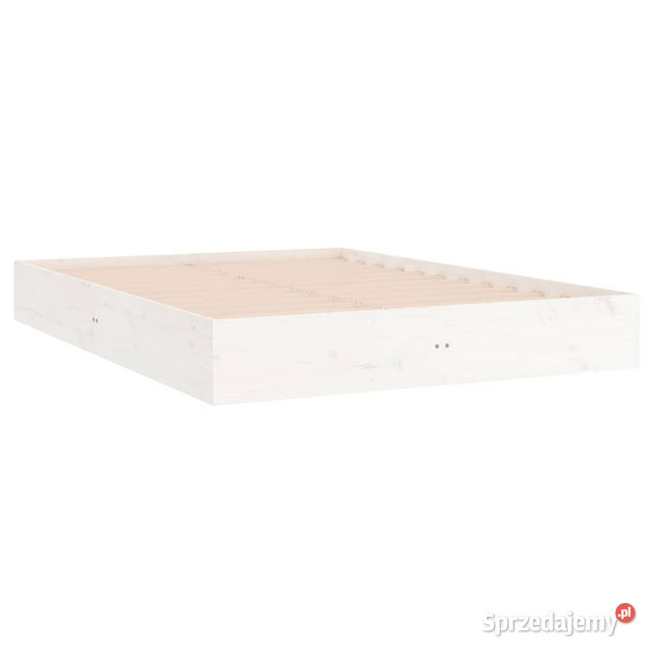 Rama łóżka biała lite drewno 200 x 200 WM820023 mazowieckie Warszawa