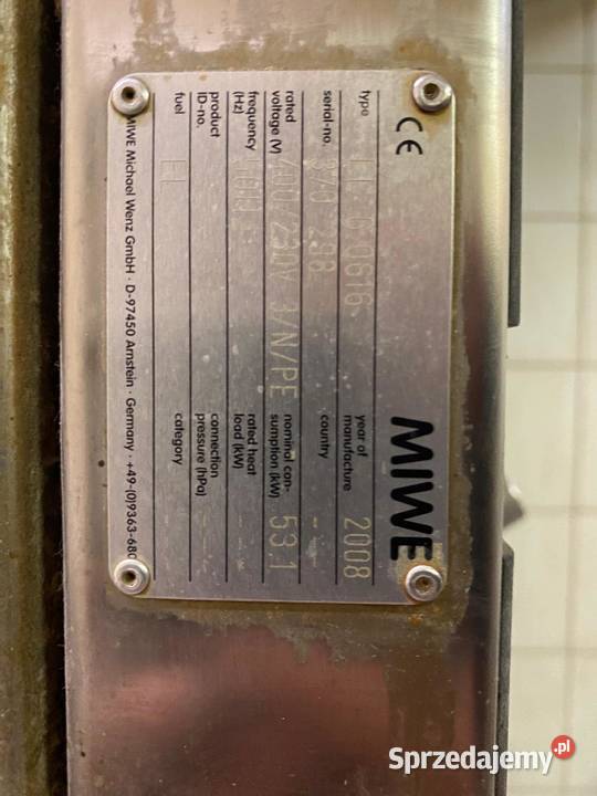 Piec wsadowy miwe electro kujawsko-pomorskie Bydgoszcz