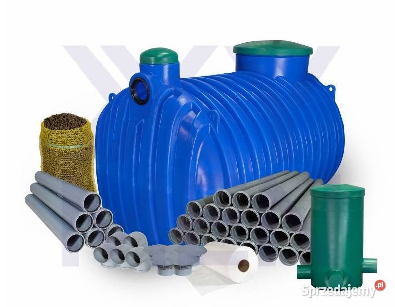 Ekologiczne szambo do 6 osób 3000l zestaw