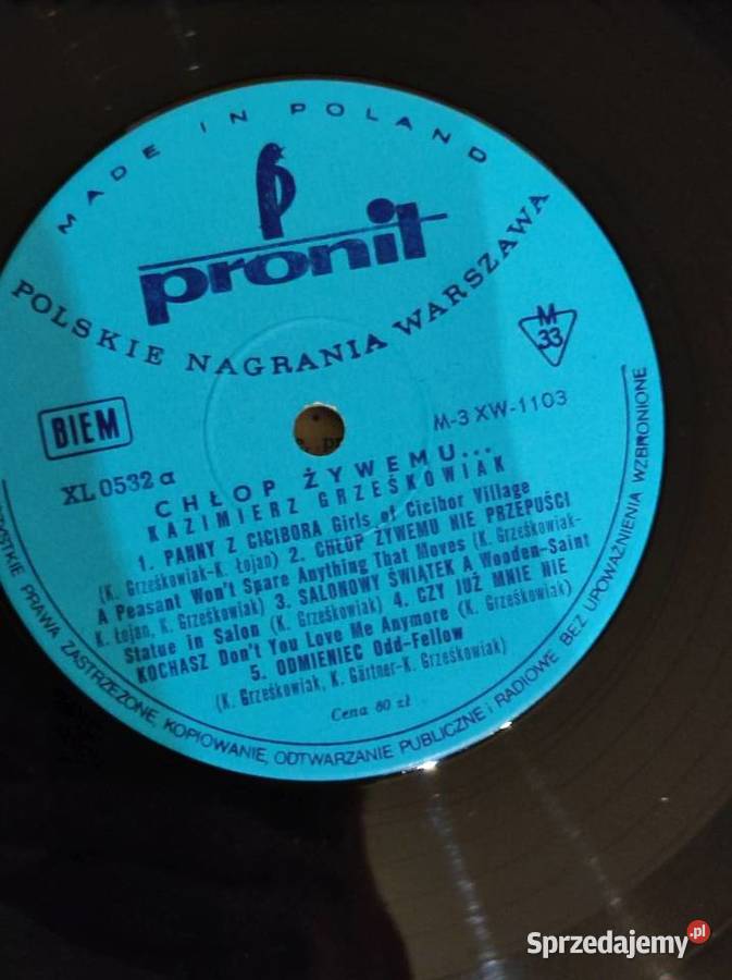 1969 Kazimierz Grześkowiak Chłop żywemu Płyta 1 płyta sprzedam