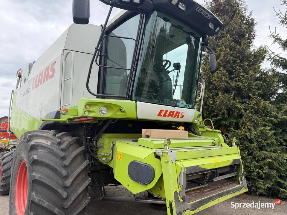 Kombajn zbożowy Claas Lexion 550 heder V750 Zbożowe Nowa Ruda sprzedam