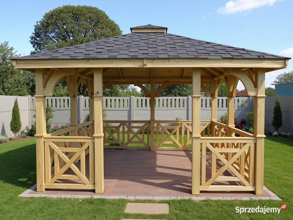 ALTANA 18 4x4 DREWNIANA KWADRAT OGRODOWA ALTANKA Parzymiechy