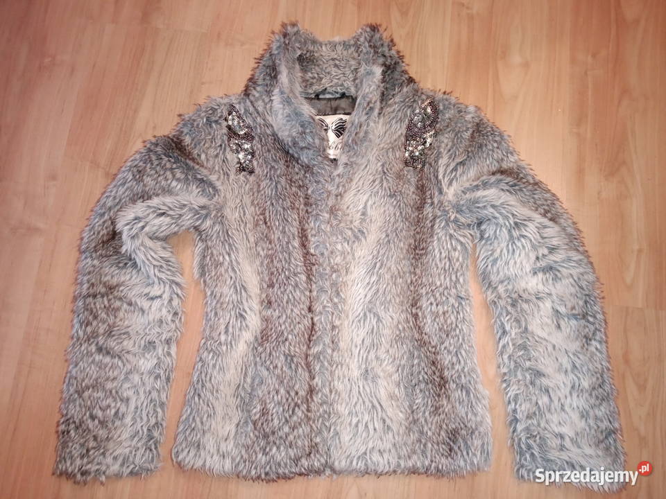 Futerko futro sztuczne eleganckie cieniowane S M sprzedam