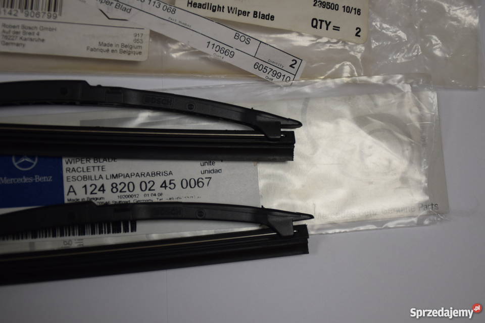 NOWE Oryginalne wycieraczki reflektorów Mercedes osobowe Biłgoraj sprzedam