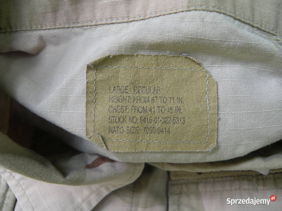 Bluza bdu 3 color large regular ripstop 2 Wrocław sprzedam