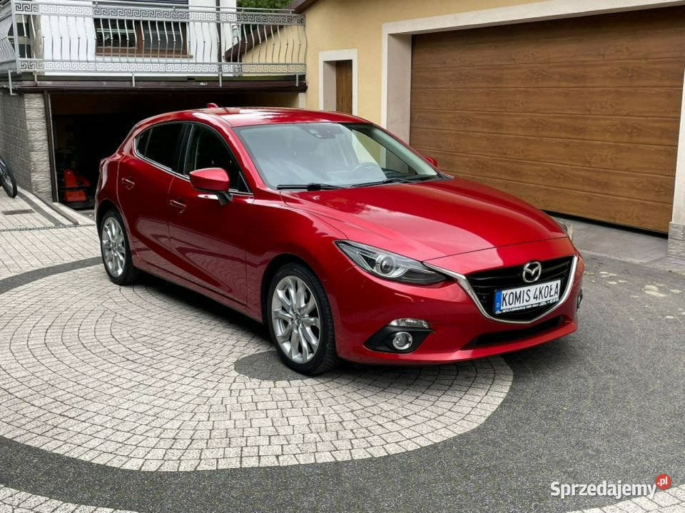 Mazda 3 Head UP Navi Led Wzorowy Stan GWARANCJA Płońsk