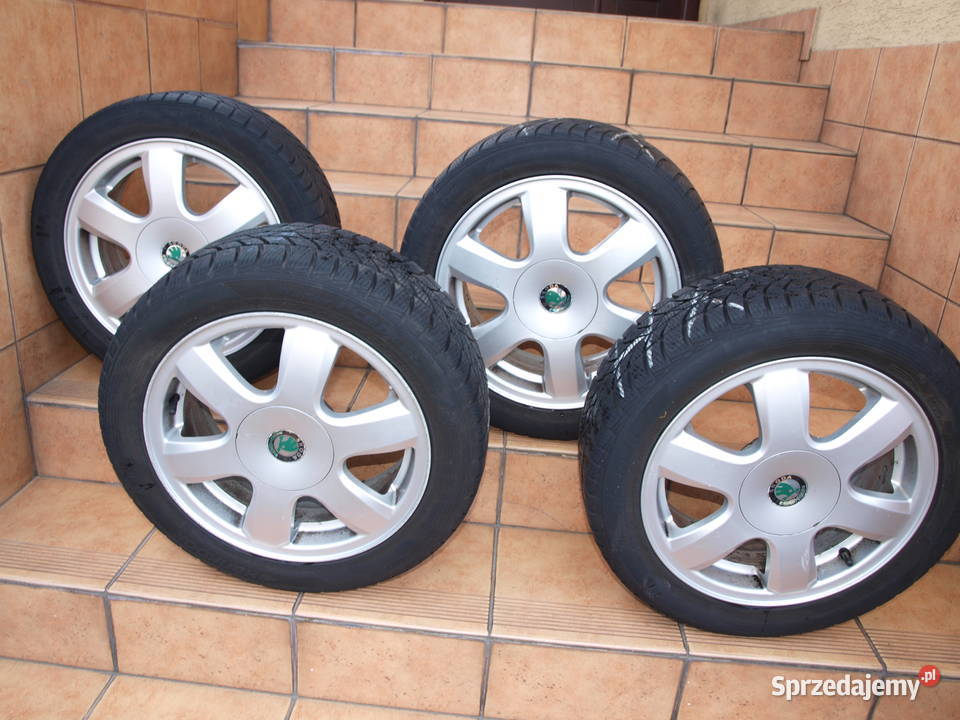 Skoda koła zimowe 15 alufelgi 5 x 100 Kalisz