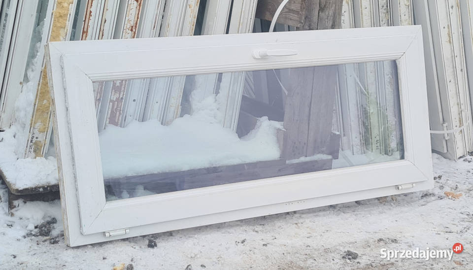 OKNO KacprzaK 140x61 Okna Używane Plastikowe PCV Lublin