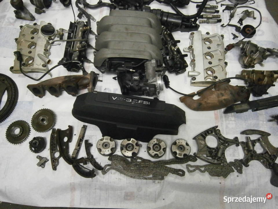 Części silnika Audi 32 fsi BKH Łomża sprzedam