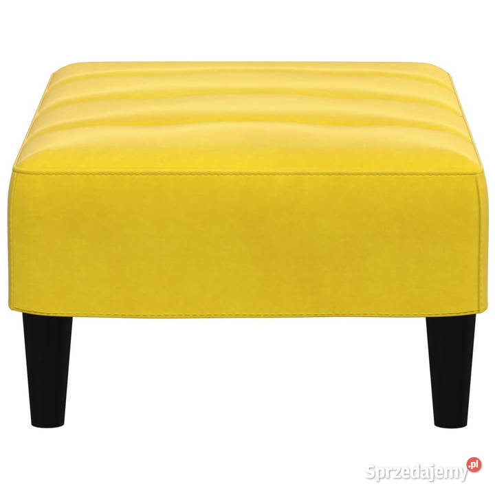 Podnóżek żółty 77x55x31 aksamit WM4007370 Warszawa