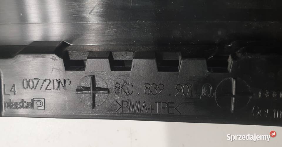AUDI A4 8K LISTWA SŁUPKA LEWY TYŁ 8K0839901Q Rybnik sprzedam